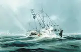 Harry Heine, Sea Comber Off Point Wilson, watercolour on paper