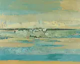 John Koerner, Untitled - Mystical Landscape, 1964, oil on canvas