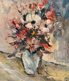 William Lewy Leroy Stevenson, Untitled - Still life of Flowers