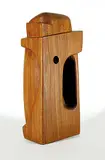 Peter Paul Ochs, Untitled - Abstract Column, wood sculpture