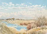Ernest Luthi, Quill Lake Spring Scene