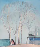 Janet Holly Middleton, The Birches [from Coste House, Calgary]