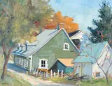 Francine Noreau, The Baker's House, oil on canvas