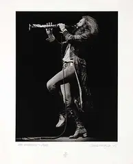 Barrie Wentzell, Ian Anderson - 1973 #7/50, 1973, black and white photograph on paper