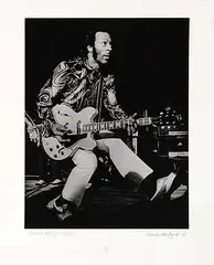 Barrie Wentzell, Chuck Berry - 1972 #6/50, 1972, black and white photograph on paper