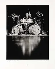 Barrie Wentzell, Ginger Baker - 1968 #6/50, 1968, black and white photograph on paper