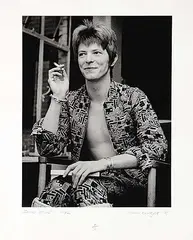 Barrie Wentzell, David Bowie - 1972 #7/50, 1972, black and white photograph on paper