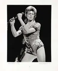 Barrie Wentzell, David Bowie - 1973 #6/50, 1973, black and white photograph on paper