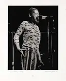 Joe Cocker - 1972 #6/50 by Barrie Wentzell, 1972, black and white photograph on paper, sold Mar 2007