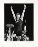 Alice Cooper - 1972 #6/50 by Barrie Wentzell, 1972, black and white photograph on paper, sold Mar 2007
