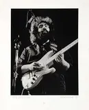 Jerry Garcia - 1972 #6/50 by Barrie Wentzell, 1972, black and white photograph on paper, sold Mar 2007