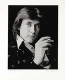Bryan Ferry - 1972 #6/50 by Barrie Wentzell, 1972, black and white photograph on paper, sold Mar 2007