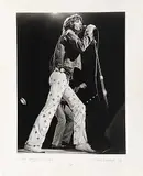 Mick Jagger - 1973 #6/50 by Barrie Wentzell, 1973, black and white photograph on paper, sold Mar 2007