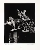 Elton John - 1973 #6/50 by Barrie Wentzell, 1973, black and white photograph on paper, sold Mar 2007