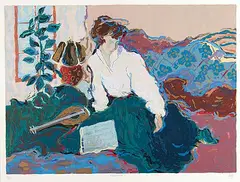 Duffy, Musicienne #25/250, colour silkscreen on paper