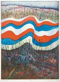 John Kenneth Esler, Lost Flag #13/35, 1971, colour etching on paper