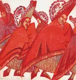 Sybil Andrews, Indian Dance #32/75