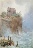 Frederic Marlett Bell-Smith, Untitled - House on a Rocky Point