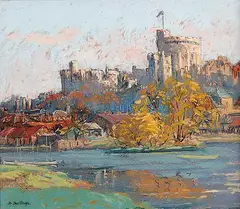 Berthe des Clayes, Windsor, pastel on paper