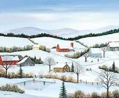 Sharon Mark, A View of the Valley, 2003, acrylic on canvas