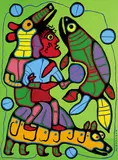 Norval Morrisseau, Shaman with Rattle