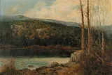 Alfred T. Barraud, Red Bark Lake [?], 1912, oil on canvas