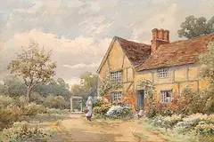 E...Ford, Kent by Harold Lawes, watercolour on paper, sold Nov 2006