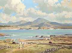 Maurice Canning Wilks, Sheephaven Bay, Rosapenna, Co. Donegal, oil on canvas