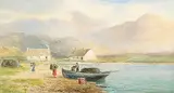 Achill Sound Co. Mayo by Alexander Williams, watercolour on paper, sold Nov 2006