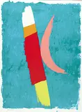 Jack Bush, Pink Moon #H.C. I/VI, 1974, colour silkscreen on paper