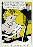 Roy Lichtenstein, McGraw Foundation Benefiting Aids Charities, 1997, colour lithograph on paper