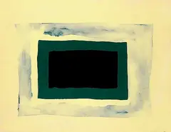 Kenneth Lochhead, Untitled - Centre Beach, 1962, enamel on paper