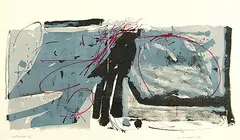 Serge Tousignant, Trait - d' Union #9/10, 1964, colour lithograph on paper