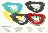 Andy Warhol, Marilyn Monroe I Love Your Kiss Forever, 1964, colour offset lithograph on paper