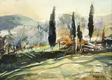 Frank Leonard Brooks, Untitled - Summer Landscape