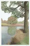 Francisco Dominguez, Nostalgia [Steam and Trees] #55/125, colour etching on paper