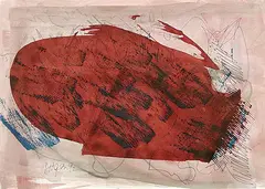Tom Hodgson, Untitled - Magic Carpet, 1992, gouache and ink on paper