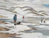 Anna T Noeh, Spring, Baffin Island, 1970, 1970, watercolour on paper