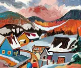 Yvon Provost, Ste. Emilie, oil on hard board