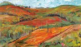 Judith Zinkan, Looking West, May Showers, 1988, oil on wood board