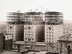 William J. Oliver, Palliser Hotel Addition, 1929, black and white photograph on paper
