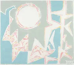 Marion Florence Nicoll, Sundogs #8/27, 1967, colour clay print on paper