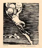 William Lewy Leroy Stevenson, Untitled - Girl with Balloons #11/12