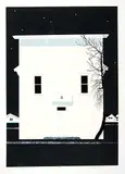 David Thauberger, Double Feature #P.P., 1982, colour silkscreen and flock on paper
