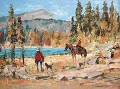 Canada by Serge Brunoni, oil on canvas, sold Apr 2006