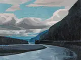 Alan Caswell Collier, Skeena River, downstream from Kitsegucla, B.C.