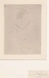 Lionel LeMoine FitzGerald, Head of a Woman, 1926, etching on paper