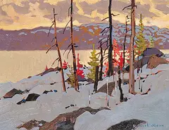 George Offskip by Robert Genn, 1988, oil on canvas, sold Apr 2006