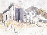 Central Saanich by Henry George Glyde, 1989, watercolour on paper, sold Apr 2006