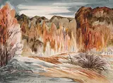 Carl Schaefer, Near Hawk Lake, Haliburton, 1968, watercolour on paper